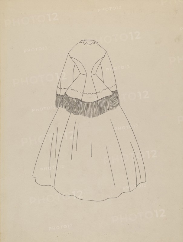 Dress Pattern, c. 1938.