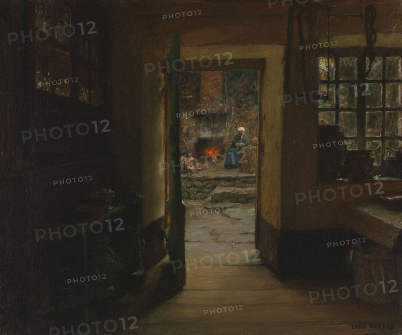 Flemish interior, 1912.