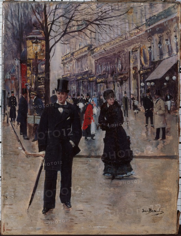 On the Boulevard, c1880.