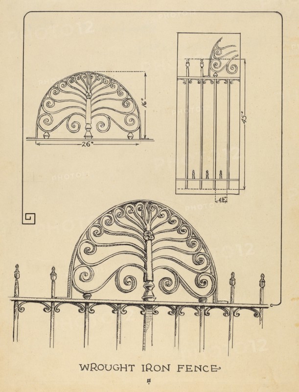 Balcony Railing, 1935/1942.