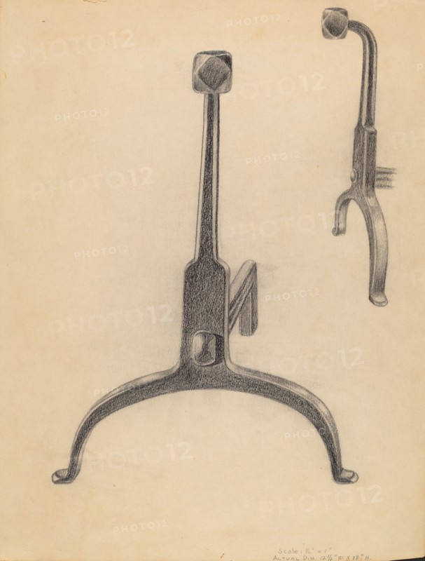 Andirons, 1935/1942.