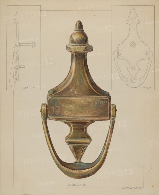 Door Knocker, c. 1937.
