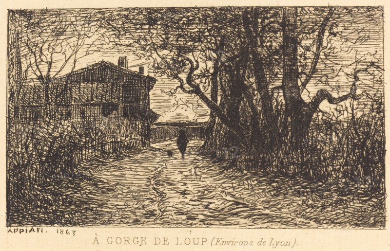 A Gorge de Loup, 1863.