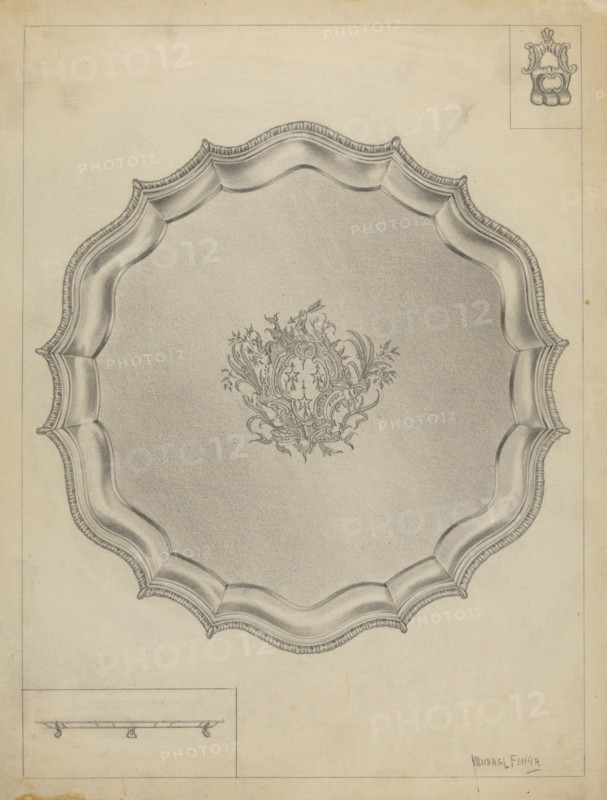 Silver Tray, 1935/1942.