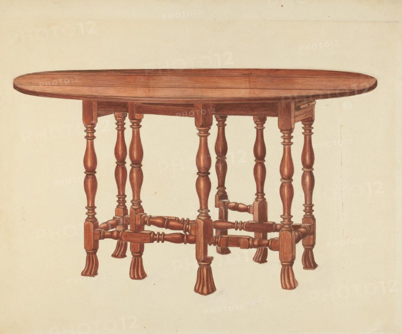 Gate Leg Table, c. 1940.