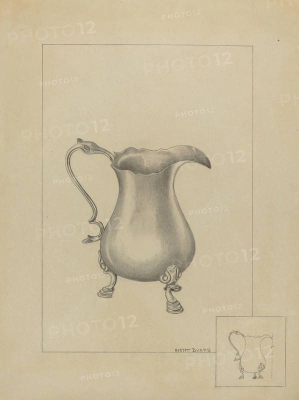 Silver Creamer, c. 1936.
