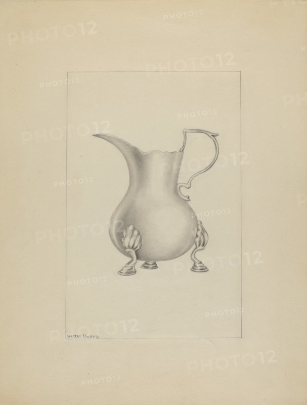 Silver Creamer, c. 1937.