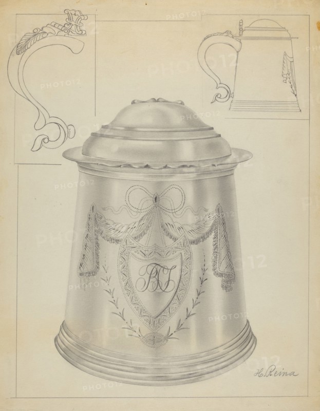 Silver Tankard, c. 1936.