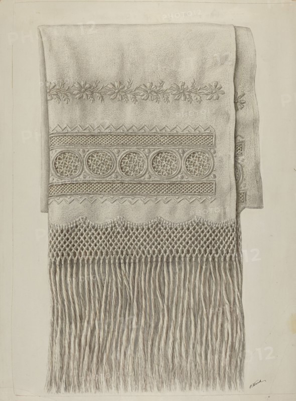 Embroidered Cloth, c. 1939.
