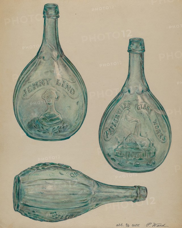 Jenny Lind Bottle, c. 1935.