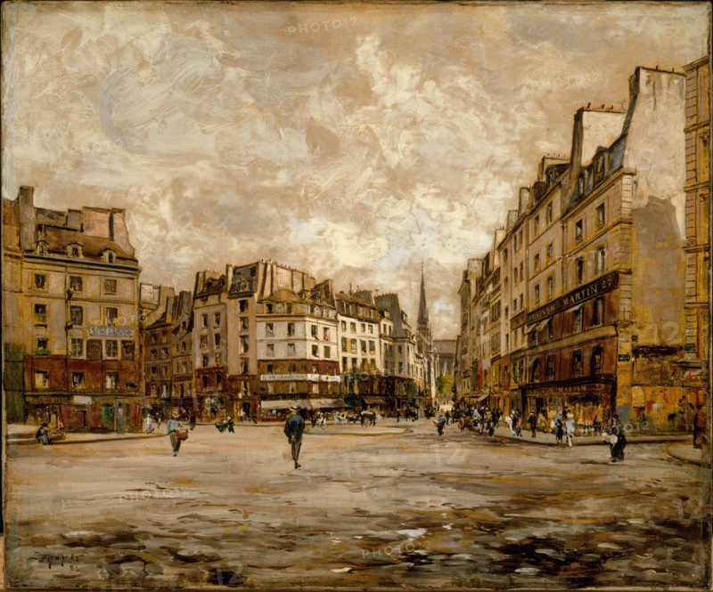 Place Maubert, in 1888, 1888.