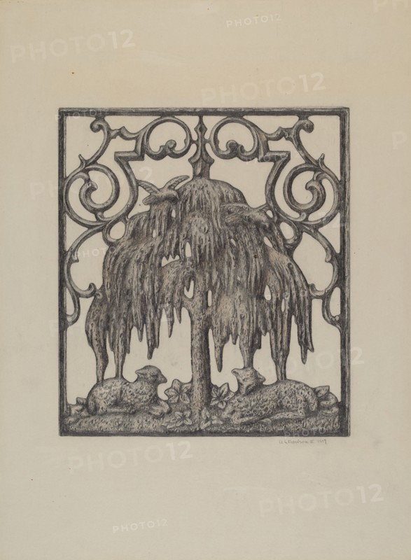 Cemetary Gate, 1937.