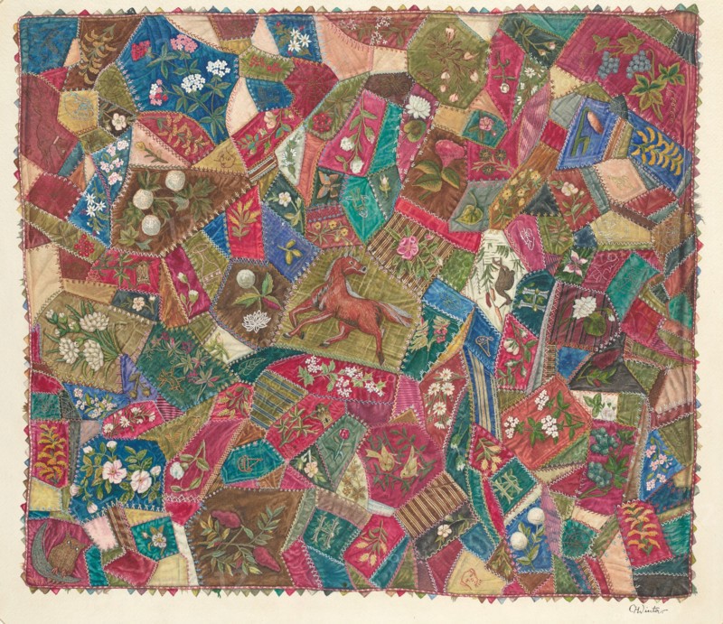 Crazy Quilt, c. 1938.