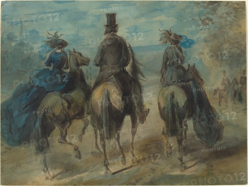 Promenade in the Bois.