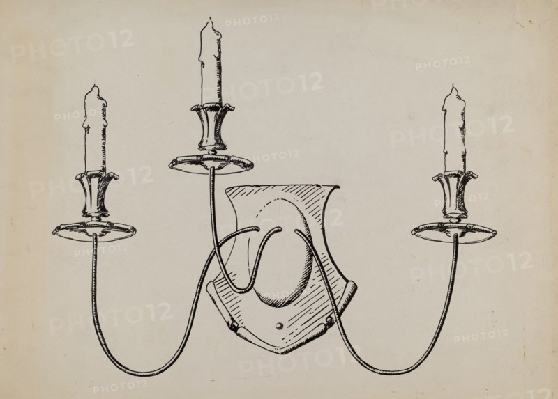 Wall Fixture, c. 1936.