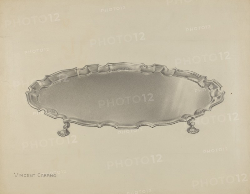 Silver Salver, c. 1937.