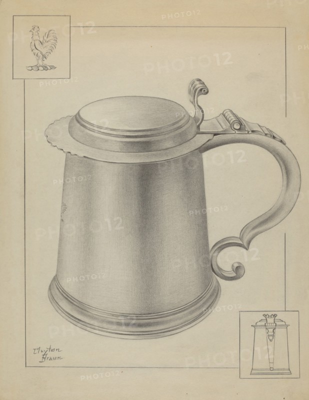 Silver Tankard, c. 1936.