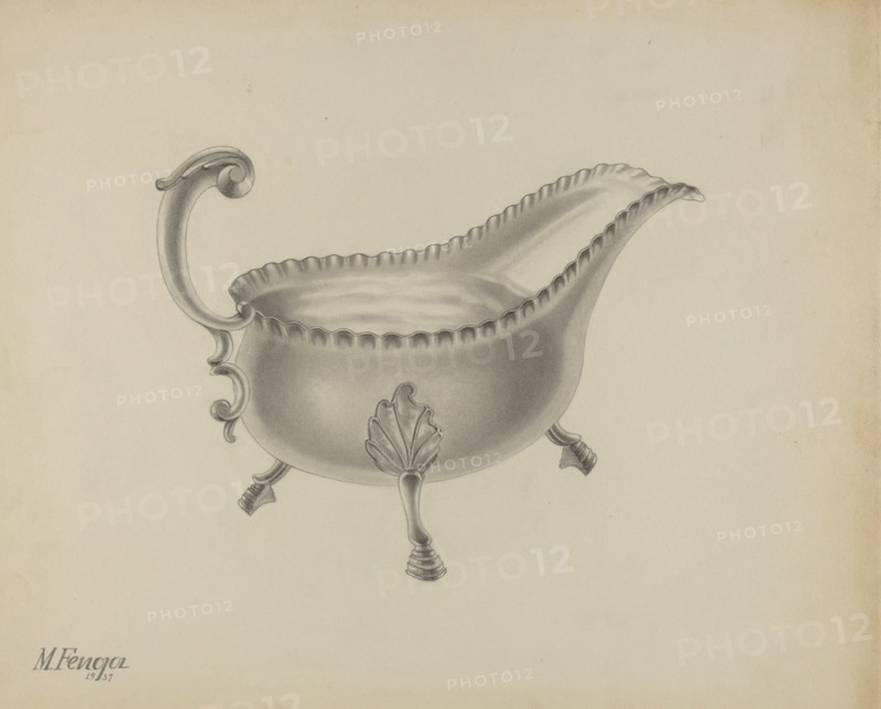 Silver Sauce Boat, 1937.