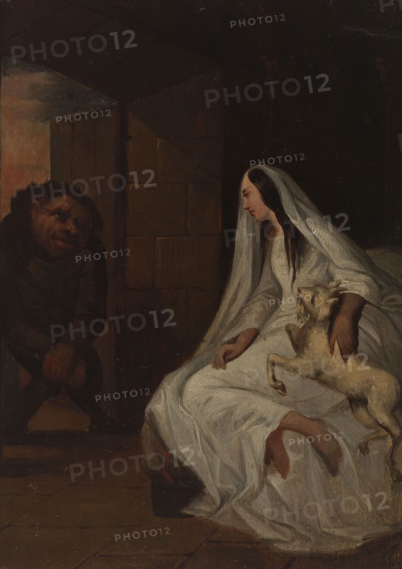 Esmeralda and Quasimodo.