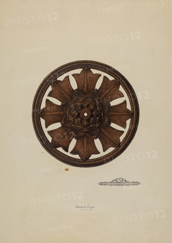 Perforated Rosette, 1938.