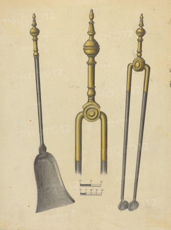 Tongs and Shovel, c. 1939.