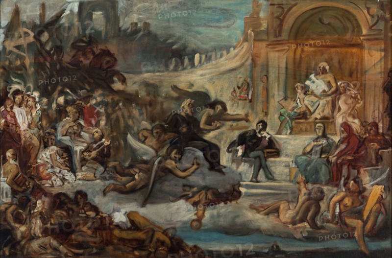 The apotheosis of Victor Hugo.
