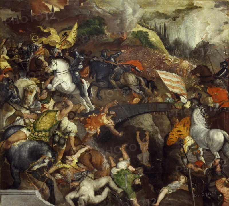 The Battle of Cadore. Creator: Titian, (after  .