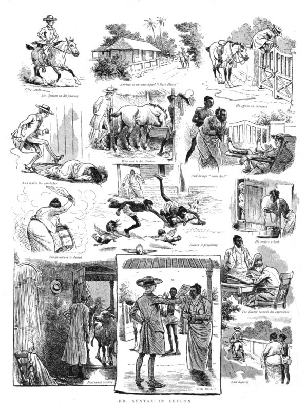 ''Dr. Syntax in Ceylon', 1890. Creator: Unknown.