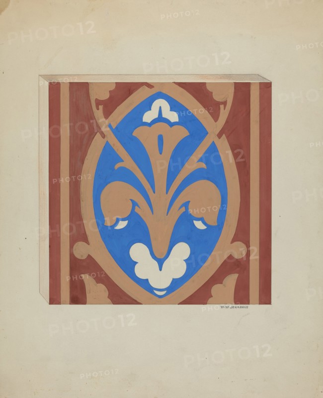 Floor Tile, c. 1936.