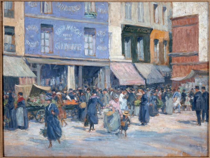 Rue Mouffetard, c1920.