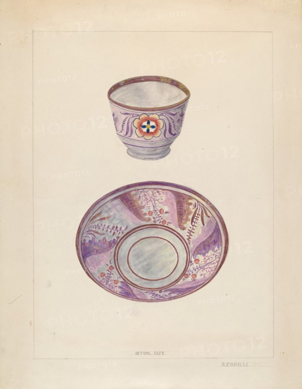 Cup and Saucer, c. 1936.
