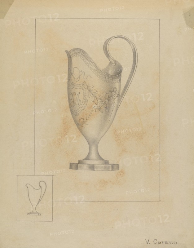 Silver Creamer, c. 1936.