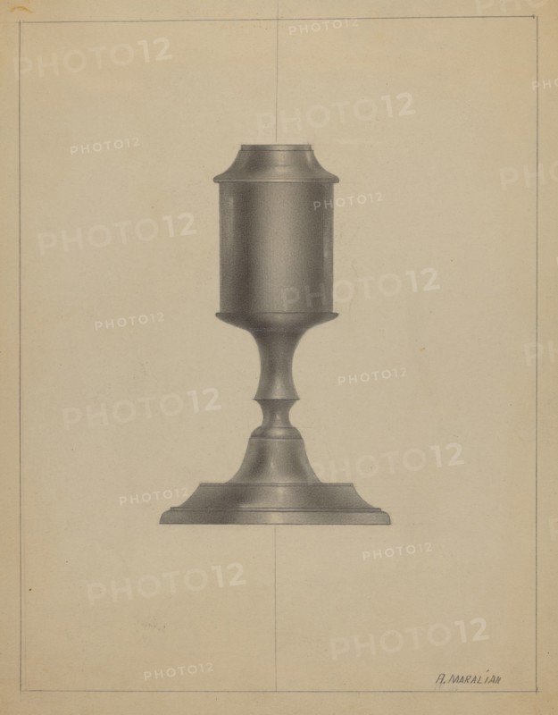 Whale Oil Lamp, c. 1936.