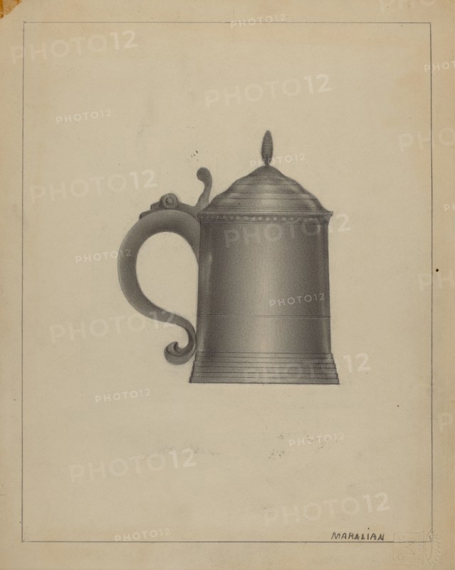 Pewter Tankard, c. 1936.