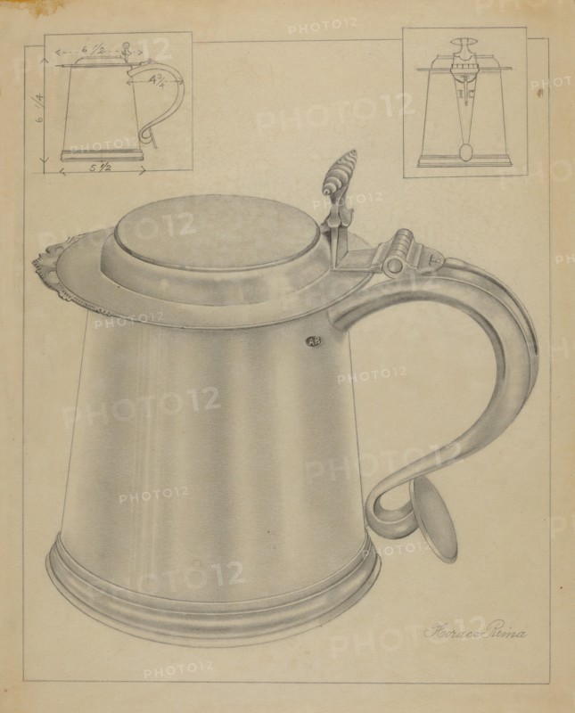 Silver Tankard, 1935/1942.