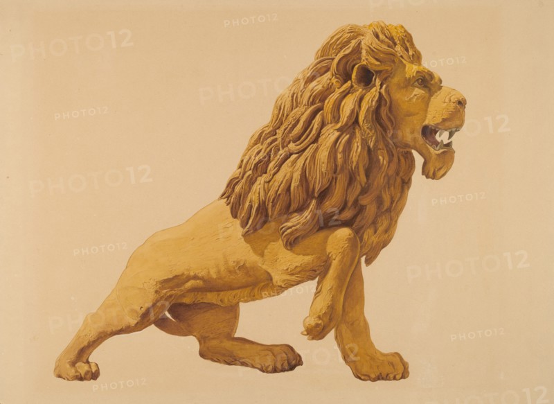 Circus Wagon Lion, c. 1937.
