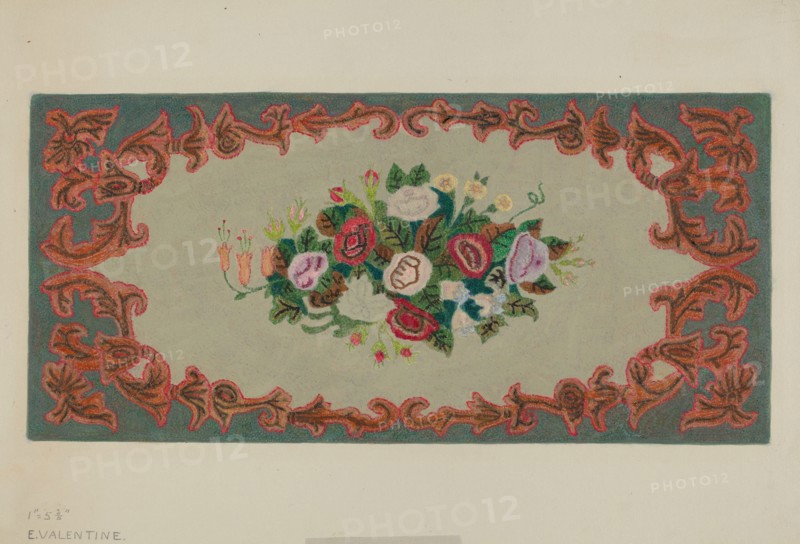 Hooked Rug, c. 1936.