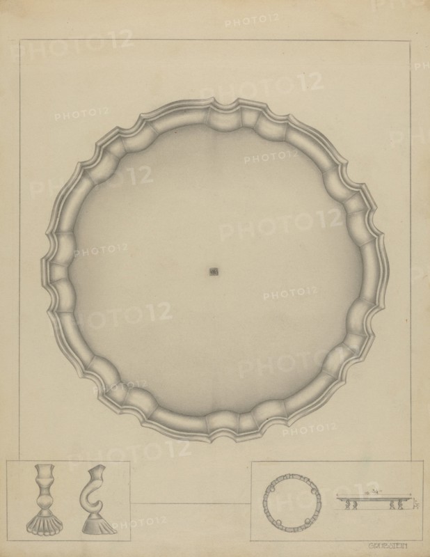 Silver Salver, c. 1936.