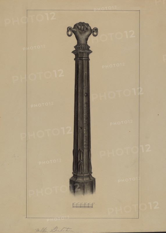 Hitching Post, c. 1937.
