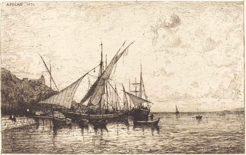The Port of Monaco, 1873.