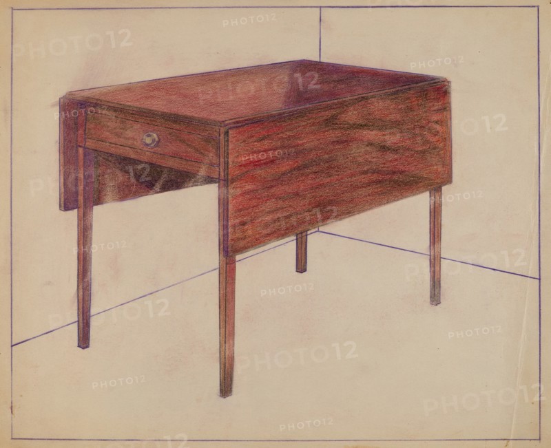 Drop-leaf Table, c. 1936.