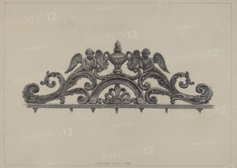 Cast Iron Gate Top, 1938.