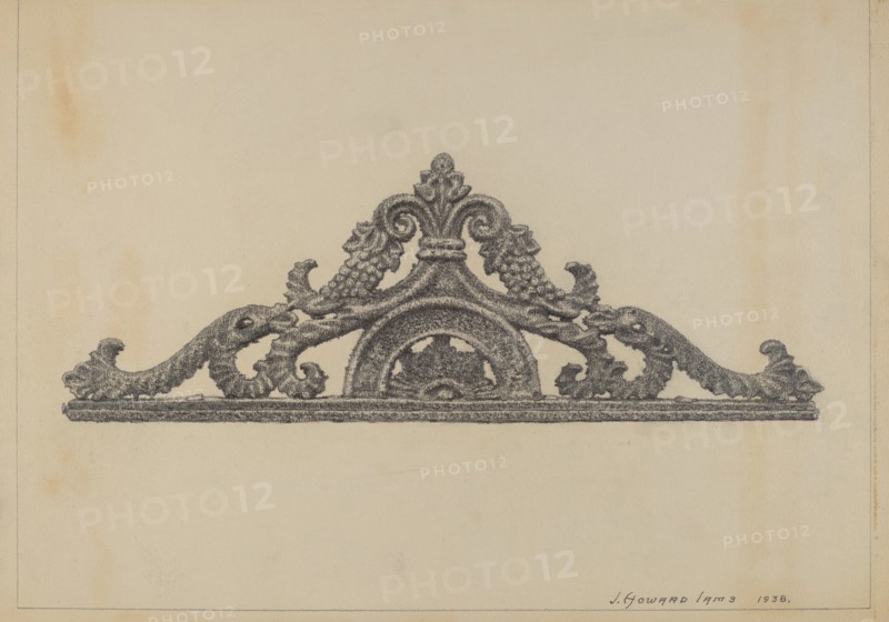 Cast Iron Gate Top, 1938.