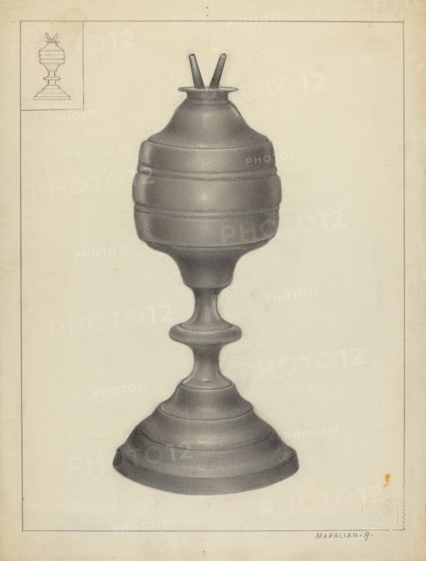 Camphene Lamp, 1935/1942.
