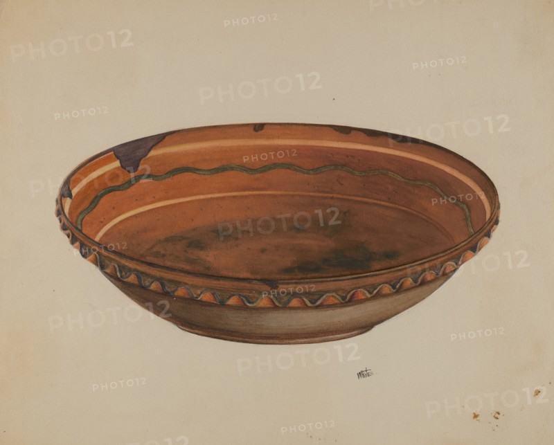 Economy Pie Plate, c. 1937.