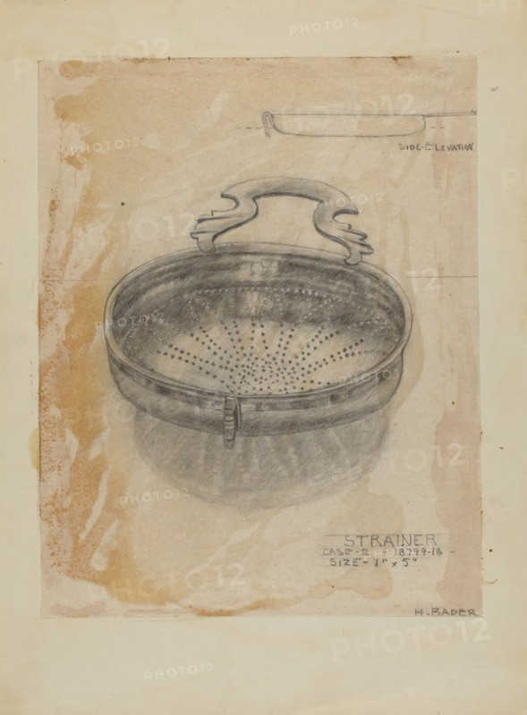 Silver Strainer, 1935/1942.