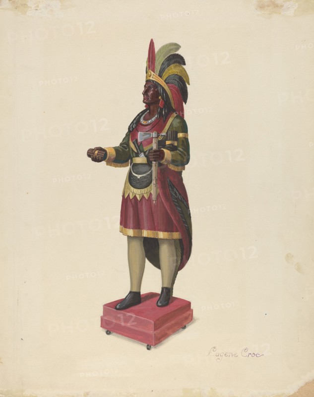 Cigar Store Indian, c. 1937.