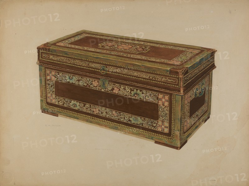 Pa. German Chest, c. 1940.