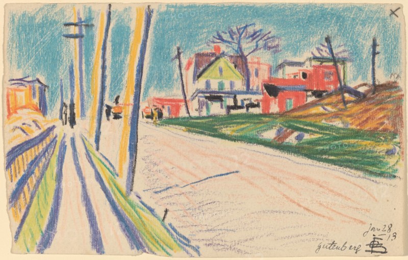 Street in the Bronx, 1913.