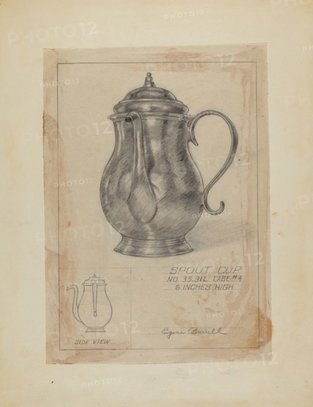 Silver Spout Cup, c. 1936.